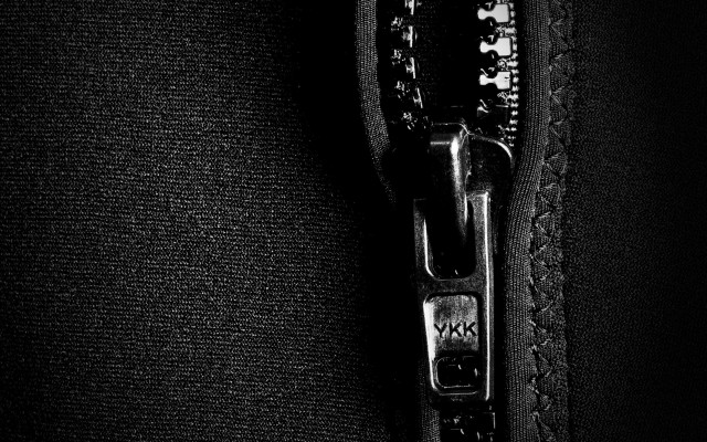 Zipper open black jacket macro free wallpaper for desktop - medium preview image