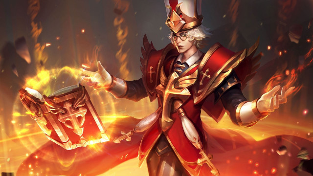 Fire magic renaissance splash armor free wallpaper for desktop - medium preview image