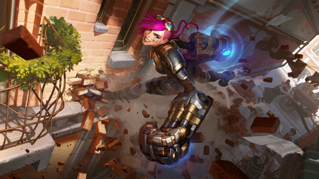 Futuristic woman debris plant armor free wallpaper for desktop - medium preview image