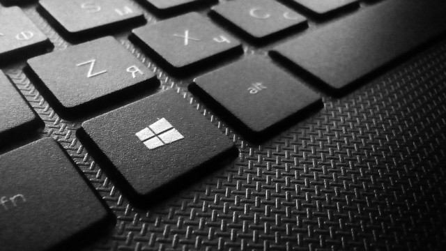 Keyboard window microdetails purism greyscale free wallpaper for desktop - medium preview image