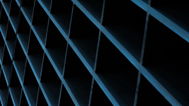 Building blue light clock judd free wallpaper for desktop - medium preview image