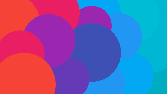 Colorful balloons background triadic sky free wallpaper for desktop - medium preview image