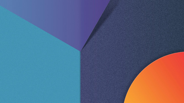 Colorful circular geometric 3d gradient free wallpaper for desktop - medium preview image