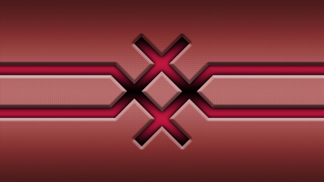 Red cross pattern fence honeycomb free wallpaper for desktop - medium preview image