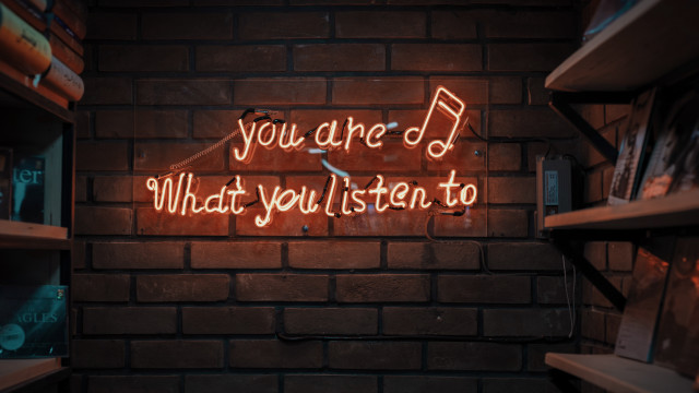 Neon sign you are dj free wallpaper for desktop - medium preview image