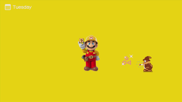 Nintendo character holding wii controller free wallpaper for desktop - medium preview image