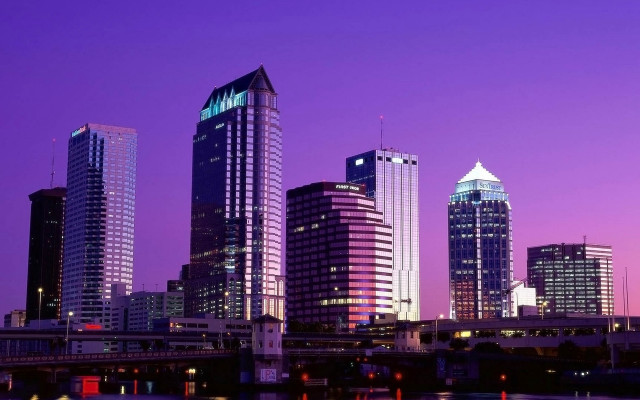 Tokyo night cityscape bridge river #8 free wallpaper for desktop - medium preview image
