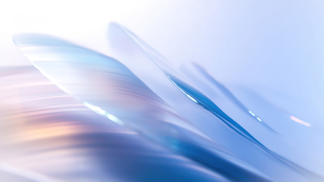 Blurry blue white holography 3d free wallpaper for desktop - medium preview image