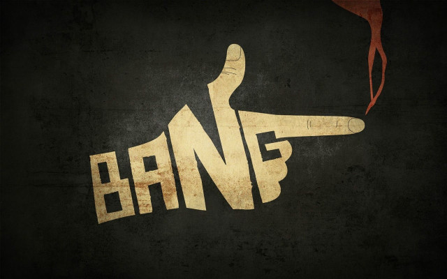 Hand pointing banf red string free wallpaper for desktop - medium preview image