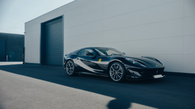 Black sports car garage white #2 free wallpaper for desktop - medium preview image