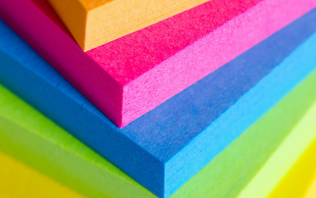 Multicolored papers stacked ocean pool free wallpaper for desktop - medium preview image