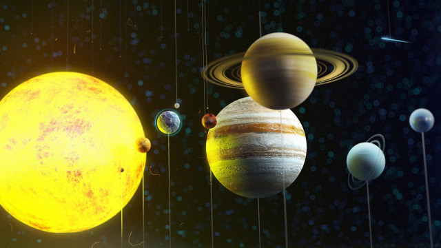 Solar system eight planets star #5 free wallpaper for desktop - medium preview image