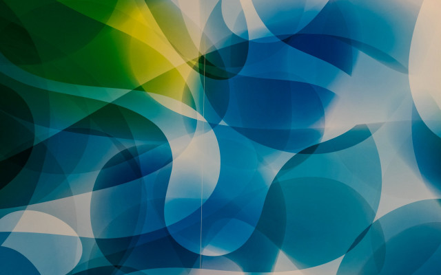 Blue green abstract circles curves free wallpaper for desktop - medium preview image