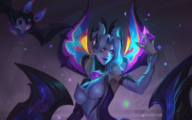 Woman dragon body wings bat free wallpaper for desktop - medium preview image
