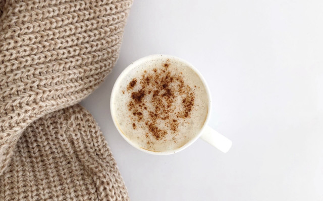 Coffee cup cinnamon blanket white free wallpaper for desktop - medium preview image