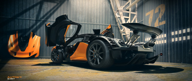 Car front wing rear wing free wallpaper for desktop - medium preview image