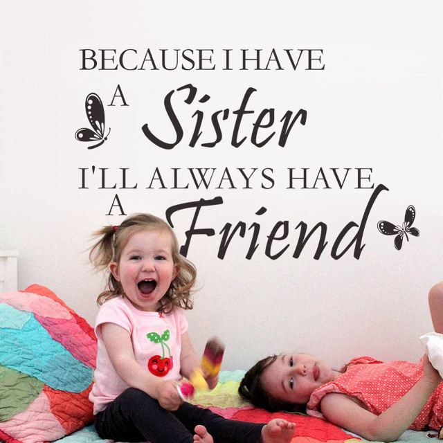 Sisters friends bed decal little free wallpaper for tablet - medium preview image