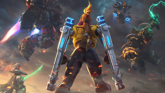 Epylon point lights robot battle free wallpaper for desktop - medium preview image