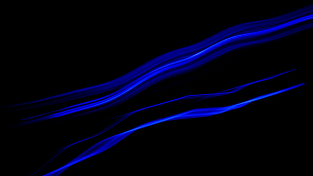 Blue light streaks black background free wallpaper for desktop - medium preview image