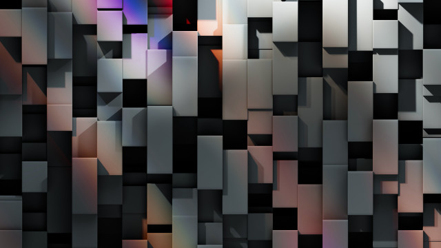 Abstract squares rectangles cubist checkered free wallpaper for desktop - medium preview image