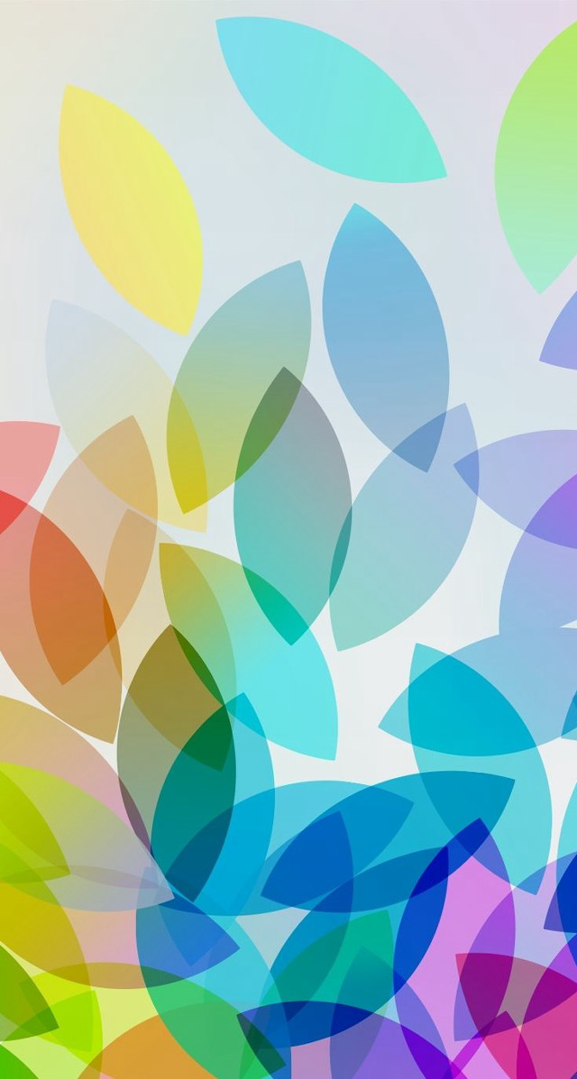 Colorful abstract background leaves sky #2 free wallpaper for mobile - medium preview image