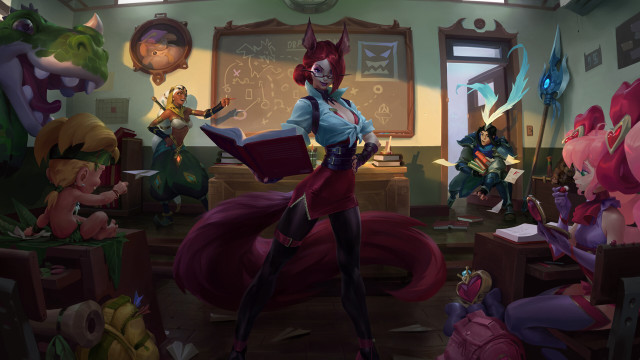 Fan qi league furry concept free wallpaper for desktop - medium preview image