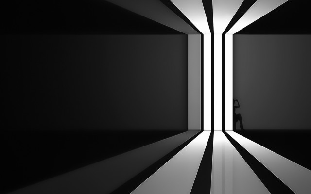 Dark room light shadow doorway free wallpaper for desktop - medium preview image