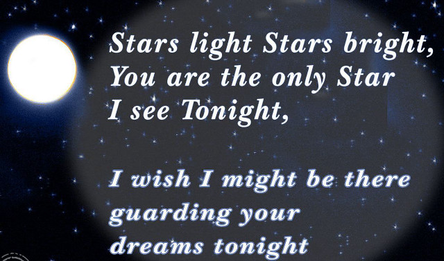 Poem night sky stars full free wallpaper for desktop - medium preview image