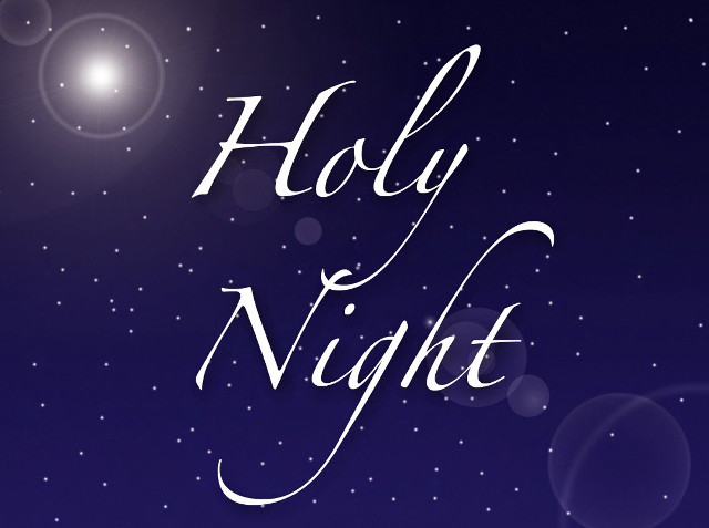 Holly night white blue background free wallpaper for desktop - medium preview image