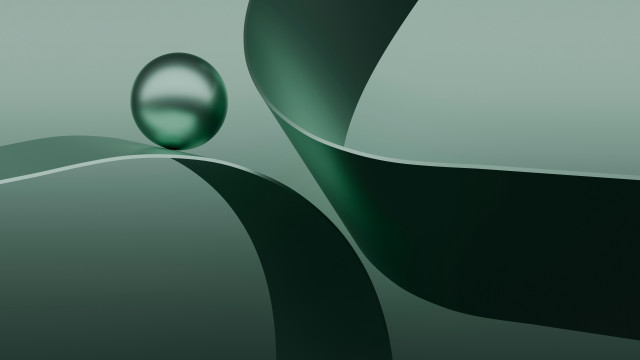 Green abstract water drop grass free wallpaper for desktop - medium preview image