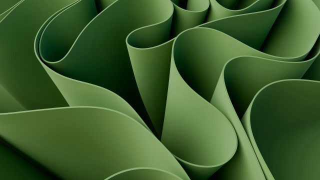 Green plant closeup generative ambient free wallpaper for desktop - medium preview image