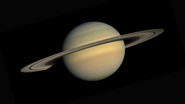 Saturn rings sun moon space free wallpaper for desktop - medium preview image
