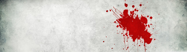 Red splatters minimalist blood violence free wallpaper for desktop - medium preview image