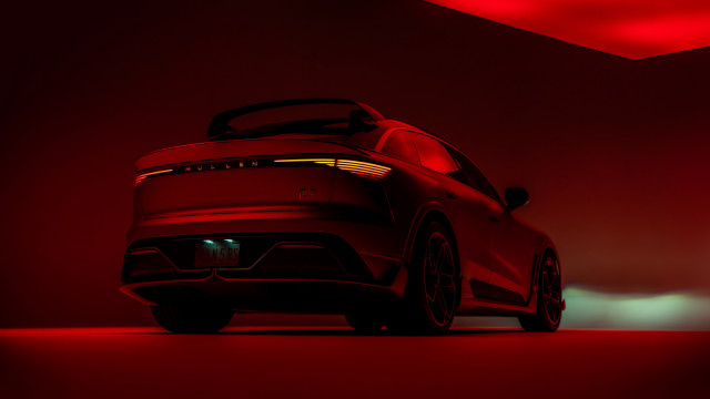 Red car dark room red free wallpaper for desktop - medium preview image