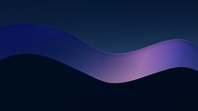 Blue purple wave dark sky free wallpaper for desktop - medium preview image