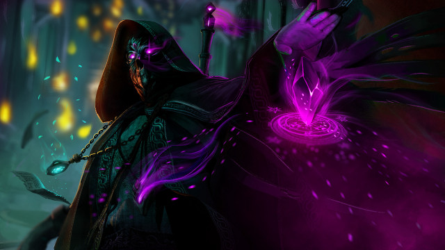Cedric seaut purple arcane magic free wallpaper for desktop - medium preview image