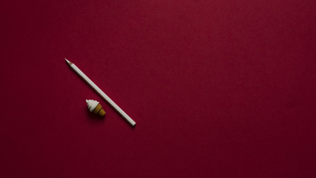 White toothbrush tube red surface free wallpaper for desktop - medium preview image