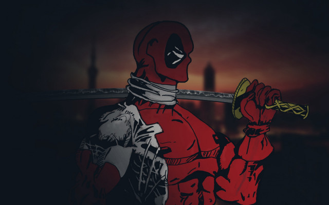 Eddie mendoza cartoon sword red free wallpaper for desktop - medium preview image