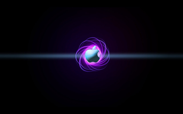 Purple blue abstract white circle free wallpaper for desktop - medium preview image