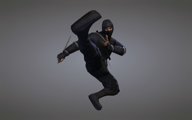 Masked suit knife gun action free wallpaper for desktop - medium preview image