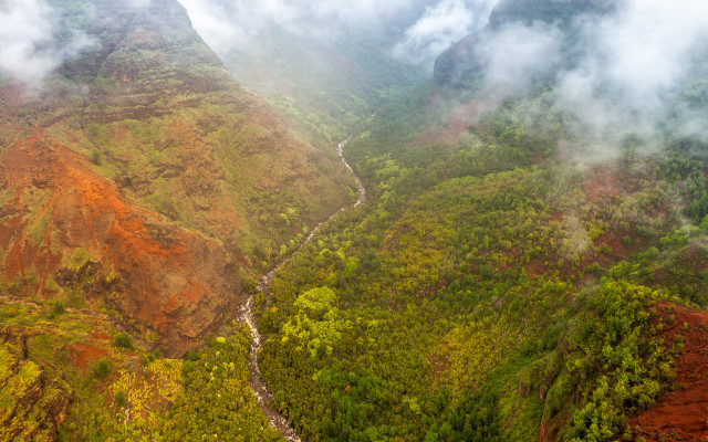 Valley river trees clouds autumn free wallpaper for desktop - medium preview image