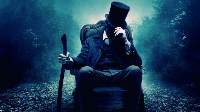 Man top hat forest cane free wallpaper for desktop - medium preview image