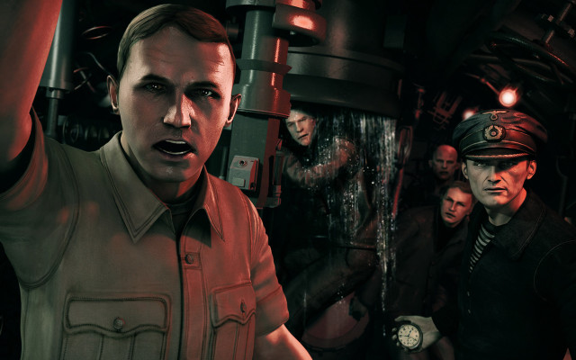 Man red shirt black shirt free wallpaper for desktop - medium preview image