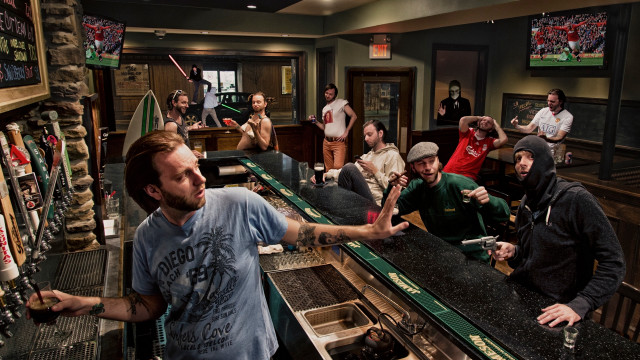 Man people pointing portrait old free wallpaper for desktop - medium preview image