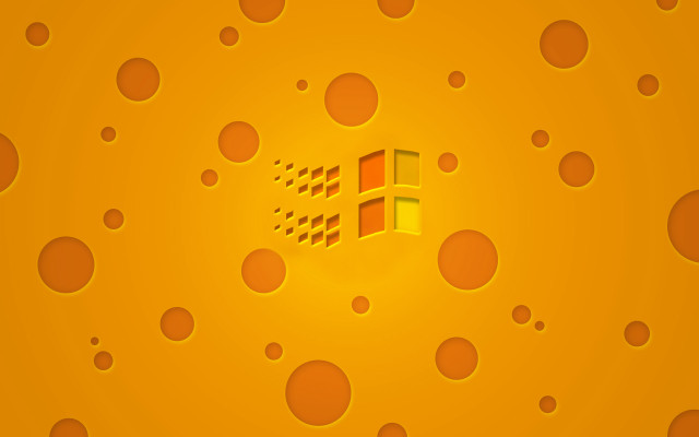 Yellow square circles moon sun free wallpaper for desktop - medium preview image