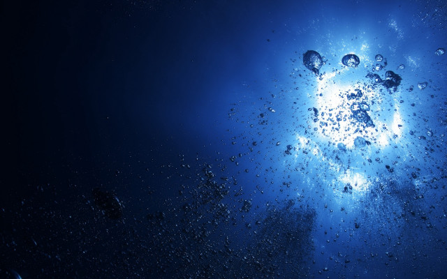 Blue bubbles underwater aurora mandelbrot free wallpaper for desktop - medium preview image