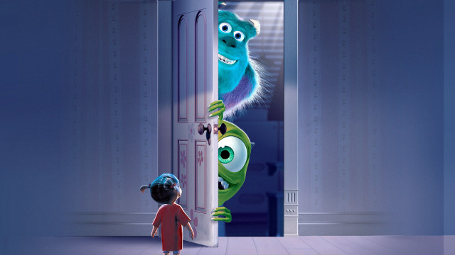 Child monster door background poster free wallpaper for desktop - medium preview image