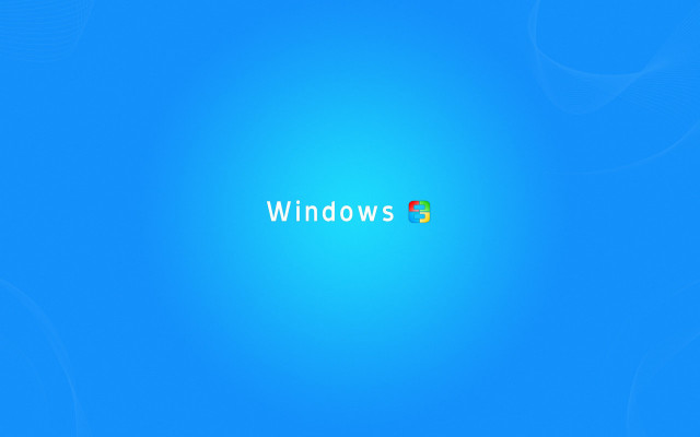 Blue background windows bauhaus minimalist free wallpaper for desktop - medium preview image