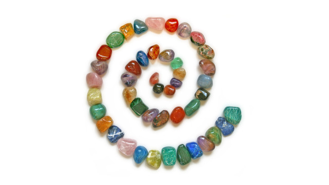 Colorful stones spiral anne rigney free wallpaper for desktop - medium preview image