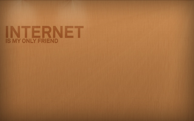 Brown wall internet message light free wallpaper for desktop - medium preview image
